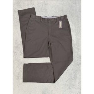 Johnston Murphy Pants Men's 33x32 Black Pima Cotton Regular Fit Micro Twill NWT